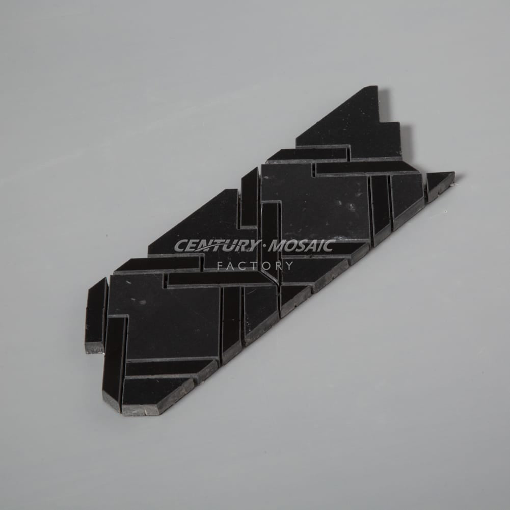 Nero Marquina Black Marble Polished Border Tile Wholesale