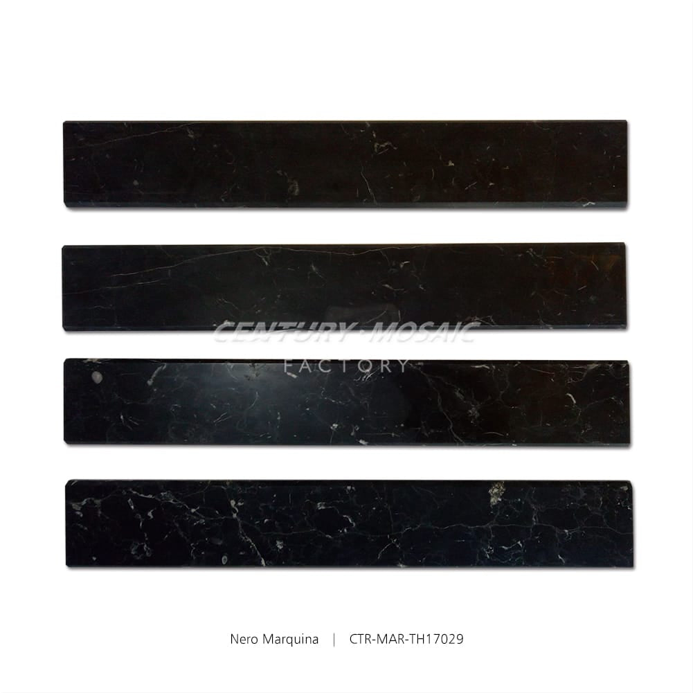 Nero Marquina Marble Black Honed Threshold Wholesale