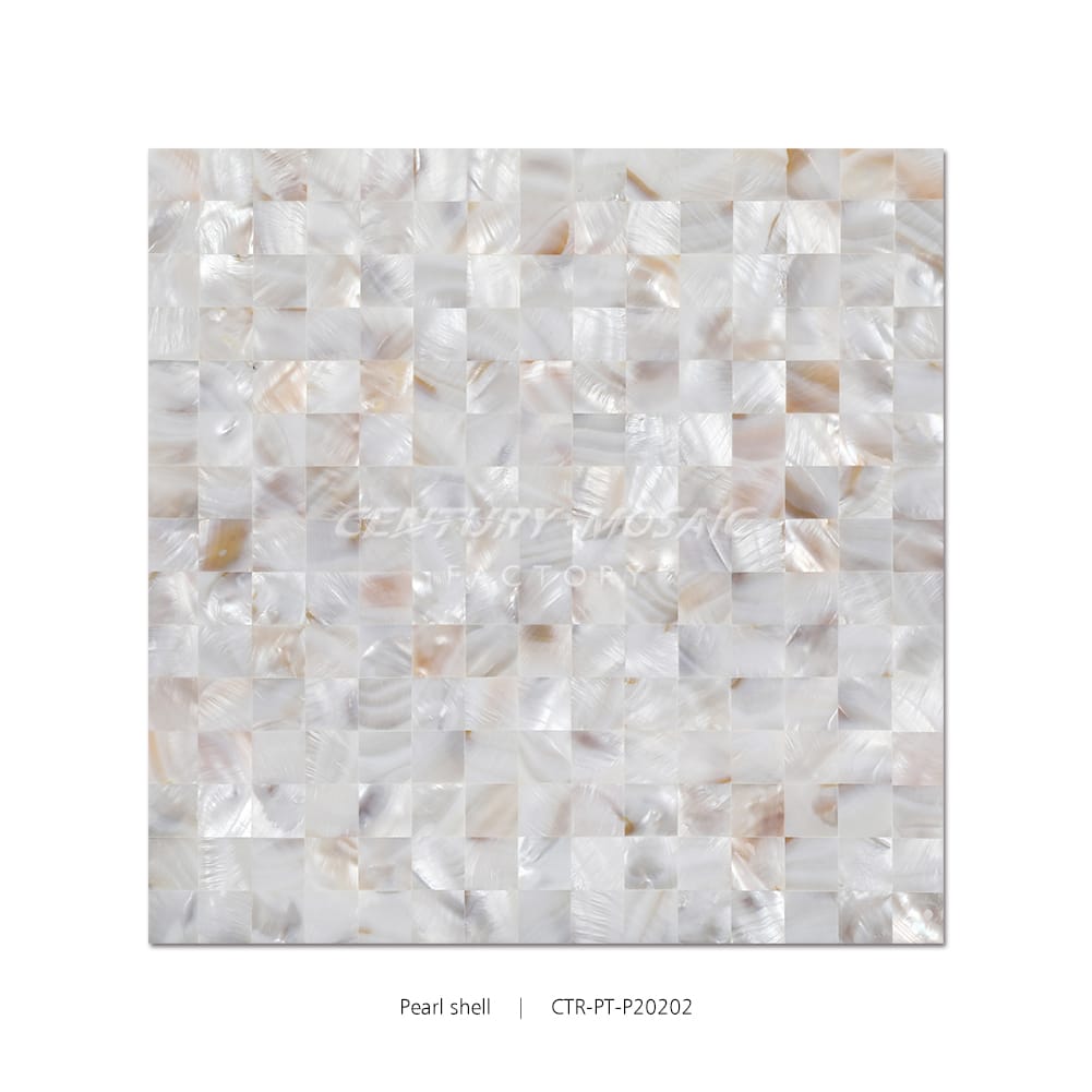 Natural White Pearl Shell Square Polished Mosaic Wholesale