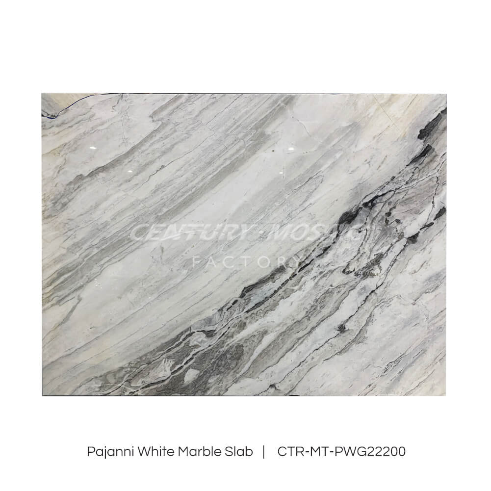 Pajanni Marble White Polished Slab Wholesale