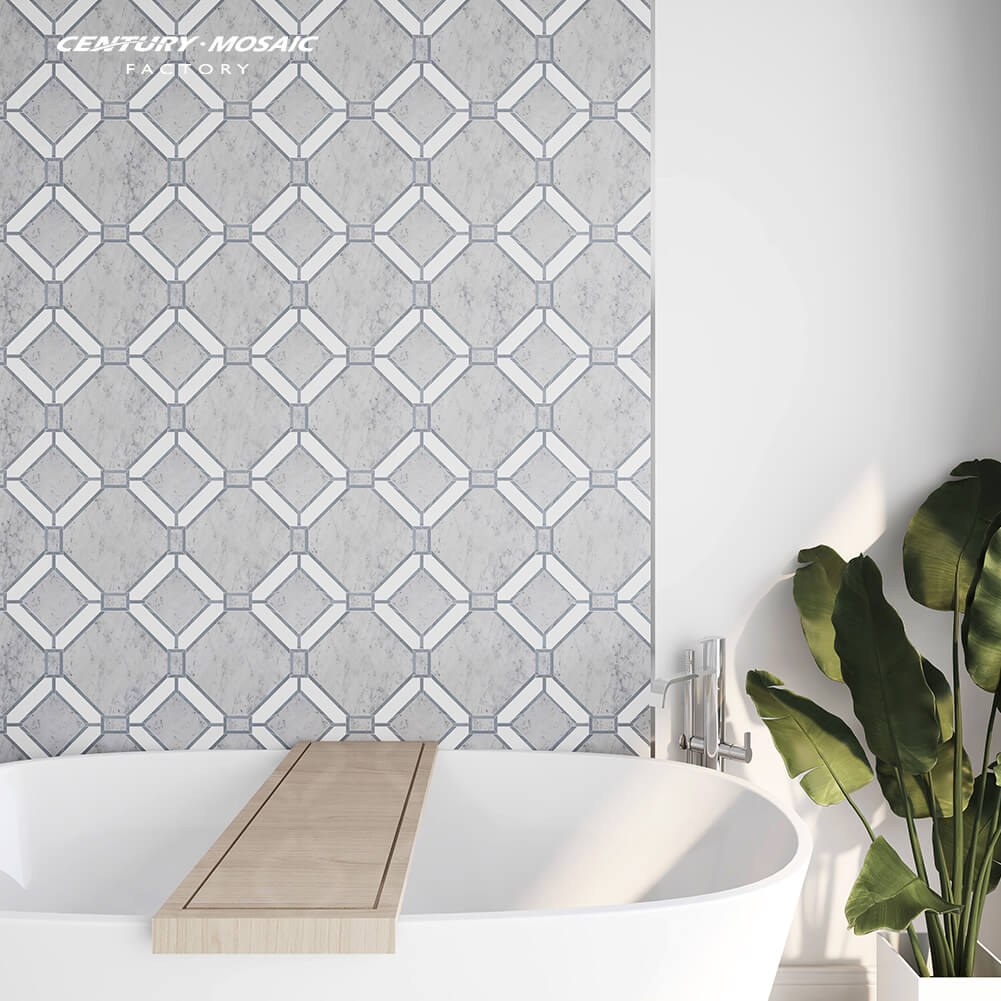 5 Gray and White Marble Tile to Make a Statement