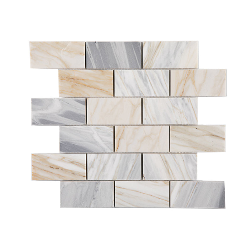 Calacatta Bluette Grey Marble Mosaic Polished Mosaic Wholesale