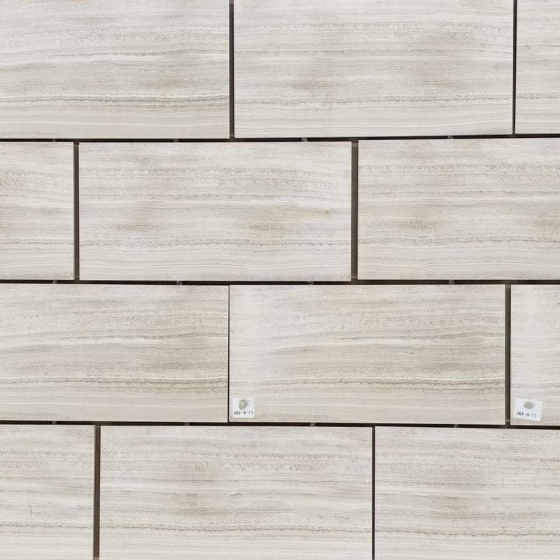 Wood Light Grain and Studio Plaza White Honed Marble Bathroom Tile Factory Supplier and Floor  Wholesale
