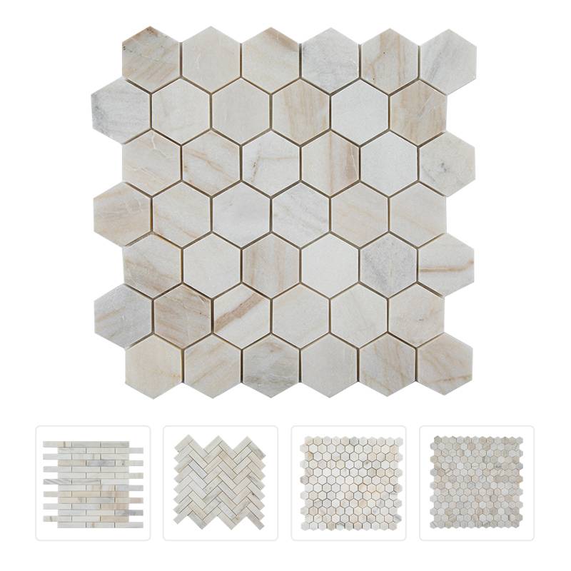 Stellar Onyx White Stone Mosaic Supplier Marble Factory Floor And Wall Tiles Wholesale