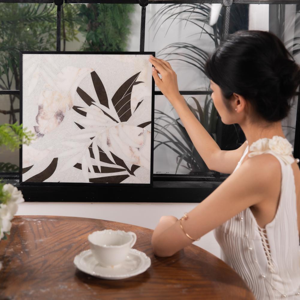 Wandering in Trento Waterjet Marble Polished Mosaic Wholesale