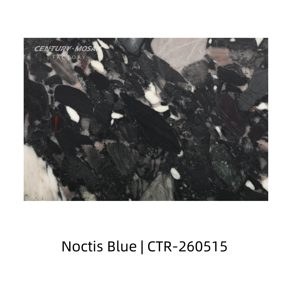 Noctis Blue Black Polished Marble Tile