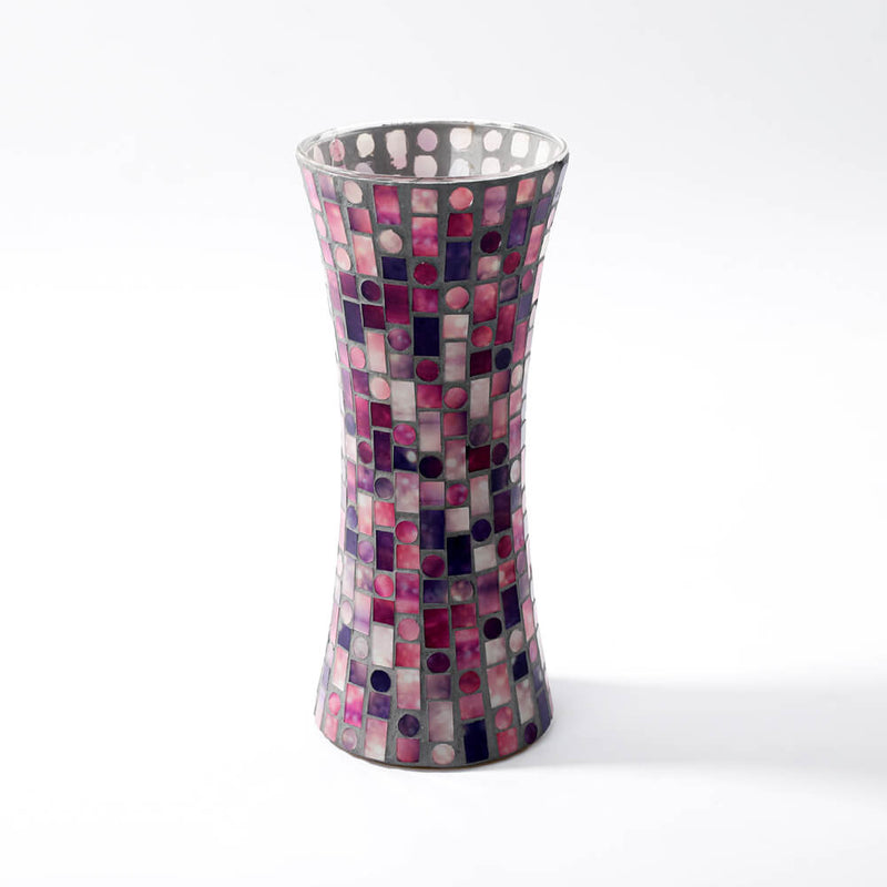 Purple Glass Tall Flower Vase Wholesale