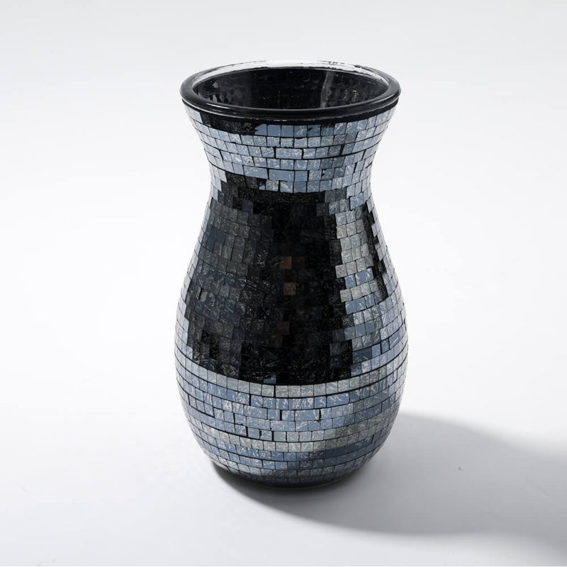 Black Mirror Glass Round Flower Vase Wholesale