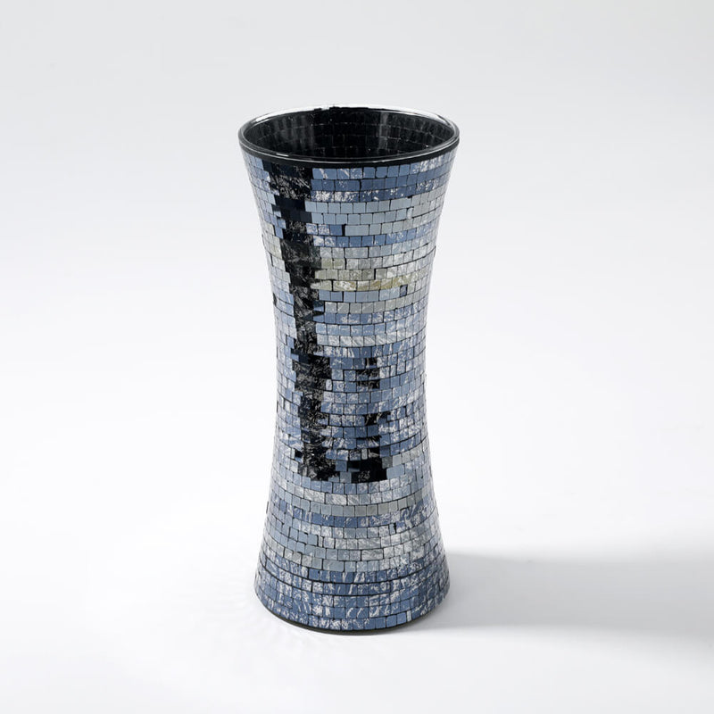 Black Mirror Glass Tall Flower Vase Wholesale