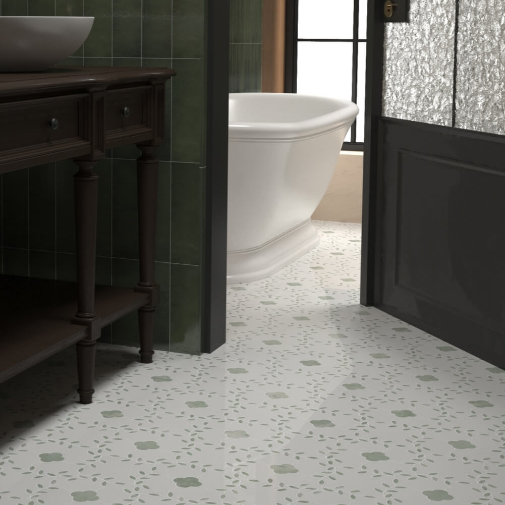 Sping Poem Polished Waterjet Marble Mosaic Wholesale