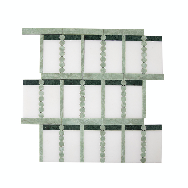 Love in Barcel Waterjet Marble Polished Mosaic