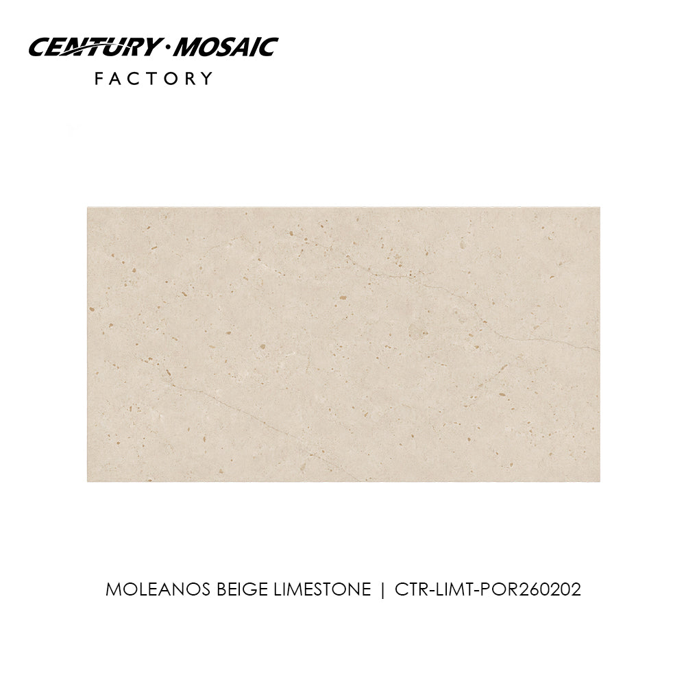 Moleanos Beige Polished Limestone Tile