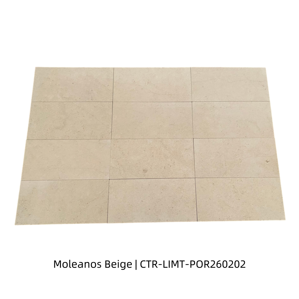 Moleanos Beige Polished Limestone Tile