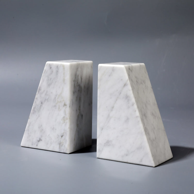 Bianco Carrara Marble Bookends Wholesale