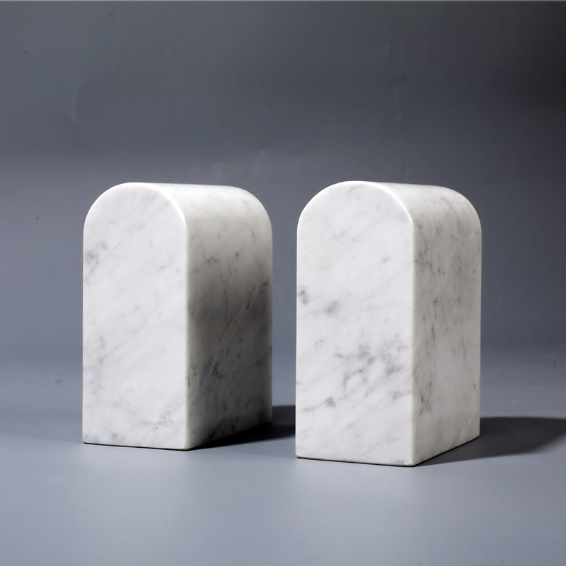 Bianco Carrara Marble Bookends Wholesale