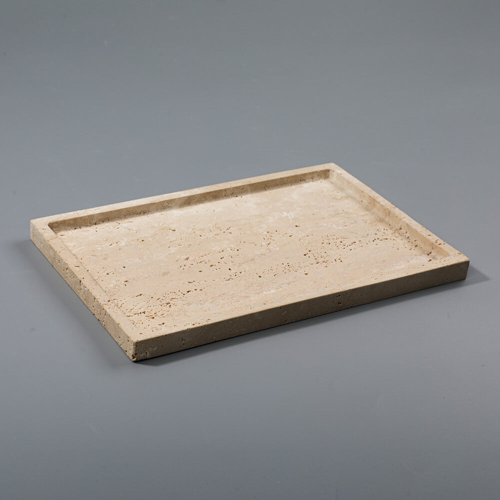 Cream Travertine Tray Wholesale