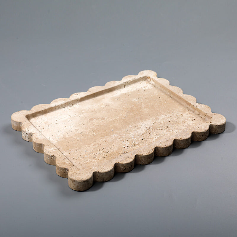 Cream Travertine Tray Wholesale