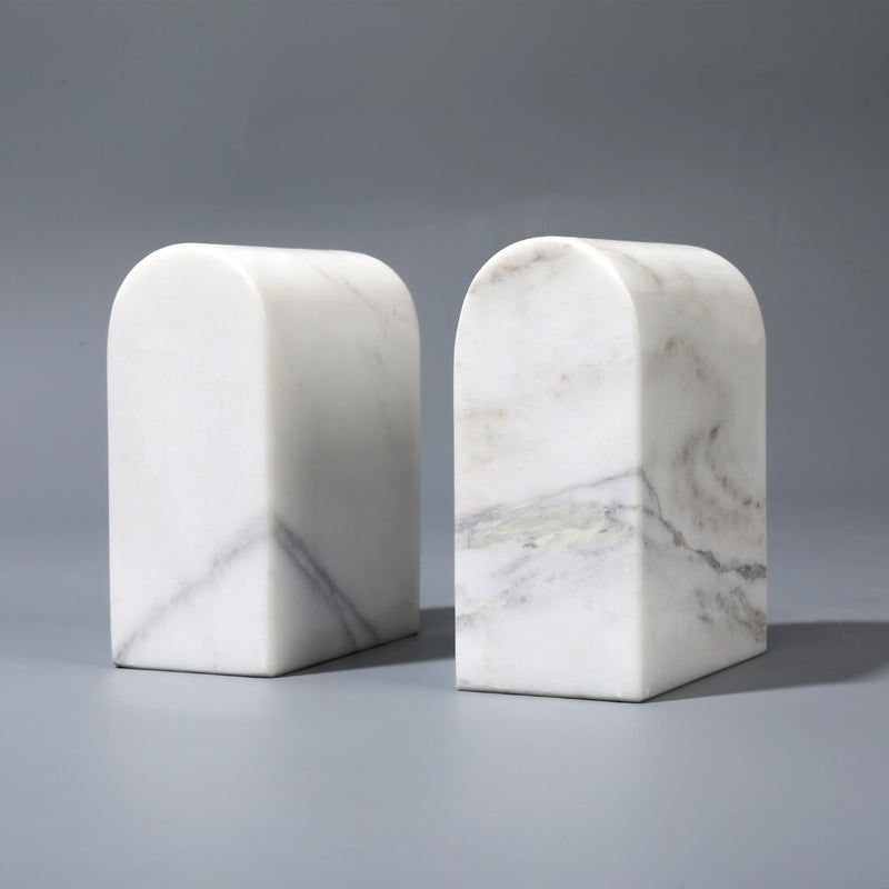 Glorious White Marble Bookends Wholesale
