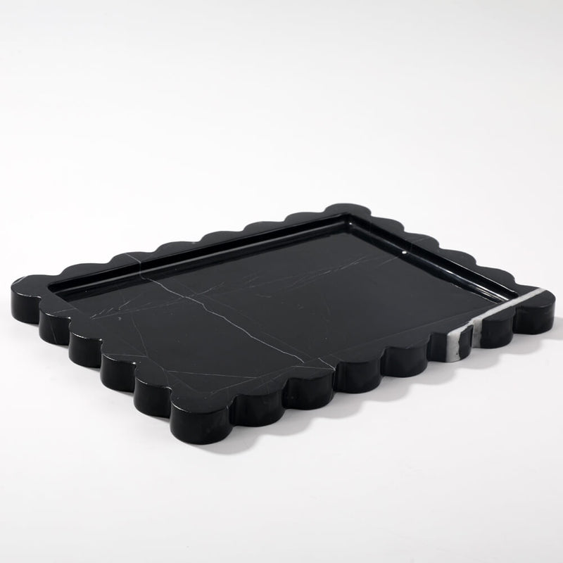 Nero Marquina Marble Tray Wholesale