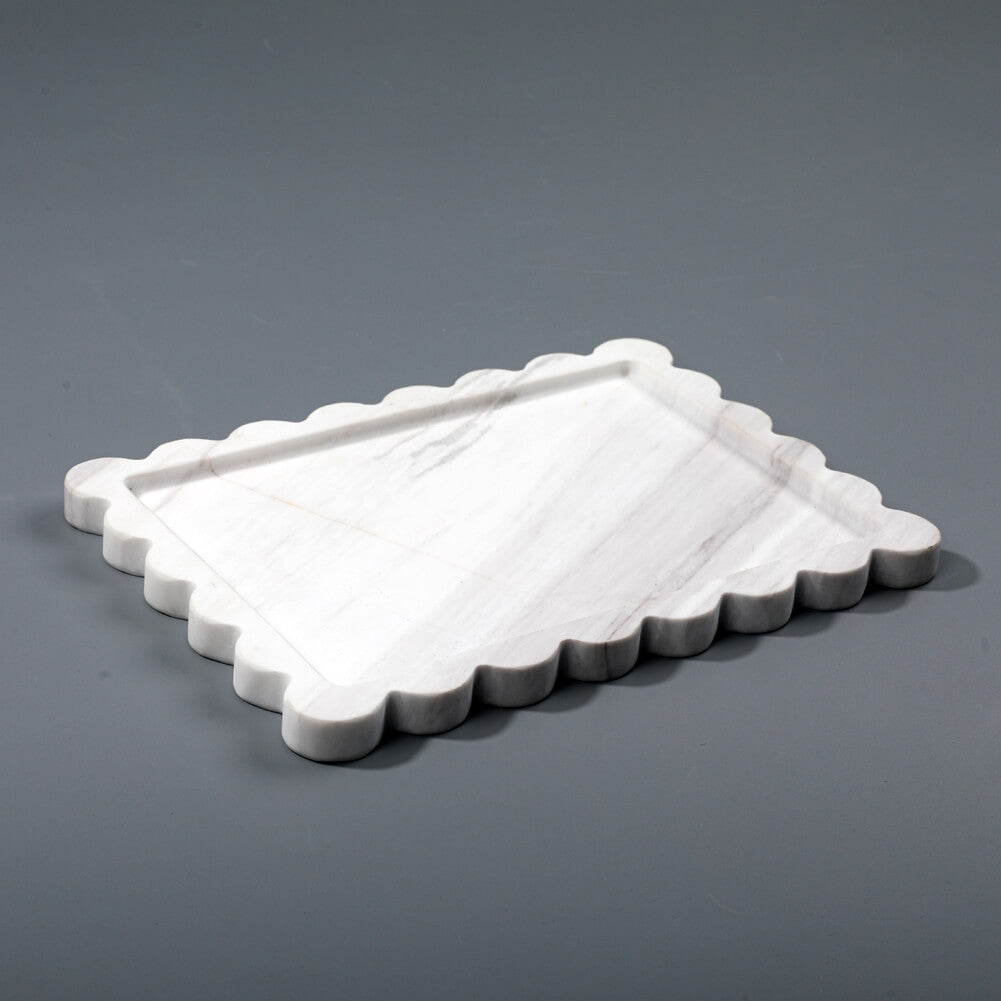 Volakas White Marble Tray Wholesale