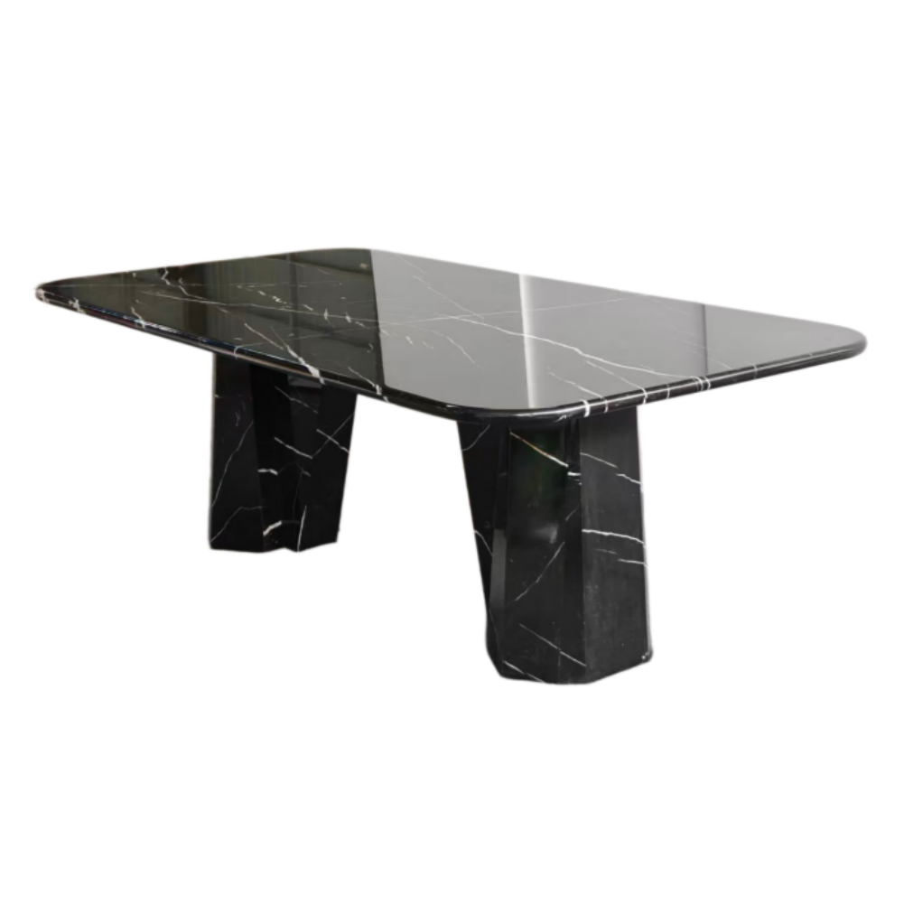 Nero Marquina Dining Table Customized Wholesale