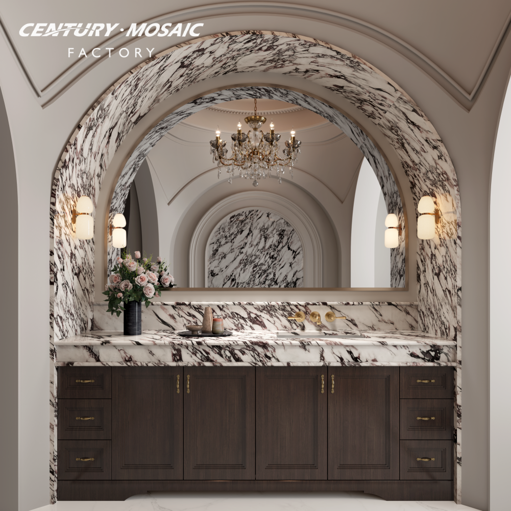 Bvlgari Marble Purple Honed Countertop