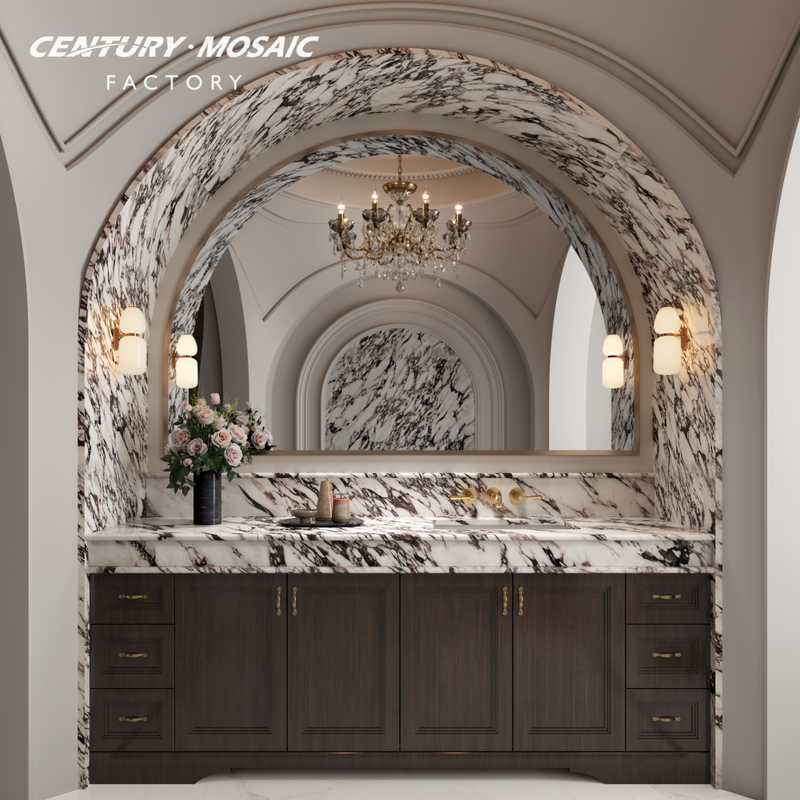 Bvlgari Marble Purple Honed Countertop
