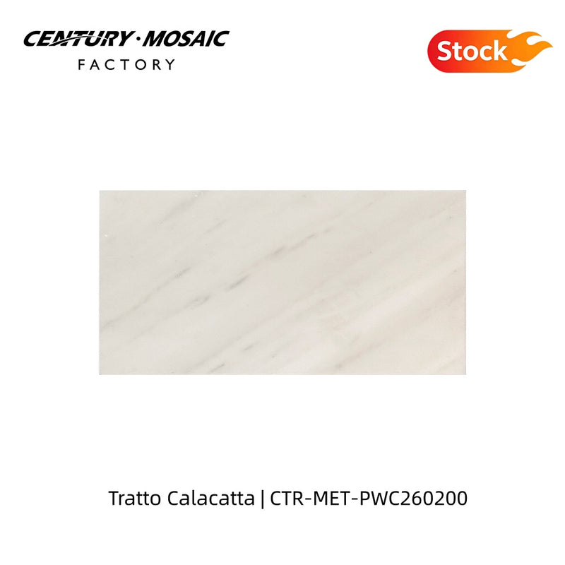 Tratto Calacatta Polished Marble Tile Wholesale