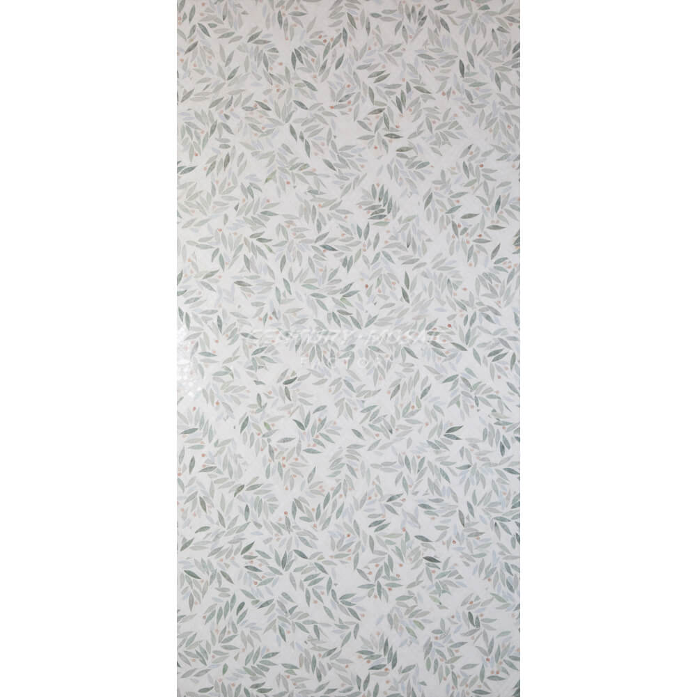 Leaves Artistic Mosaic Painting Waterjet Medallion
