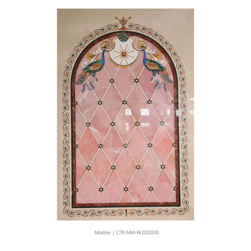 Waterjet Marble Polished Medallion Tile Wholesale