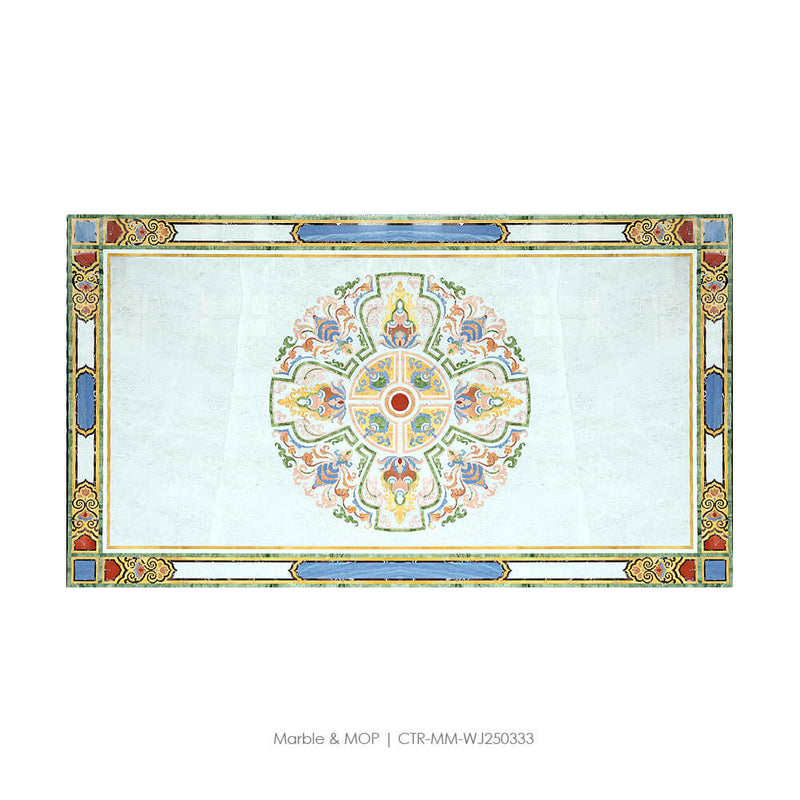 Waterjet Marble Polished Medallion Tile Wholesale