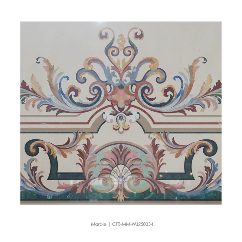 Waterjet Marble Polished Medallion Tile Wholesale