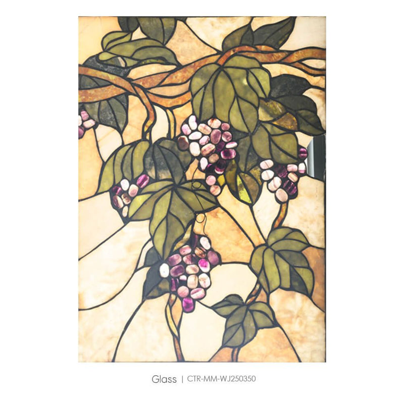 Waterjet Glass Polished Grape Vine Artistic Mosaic Painting Wholesale