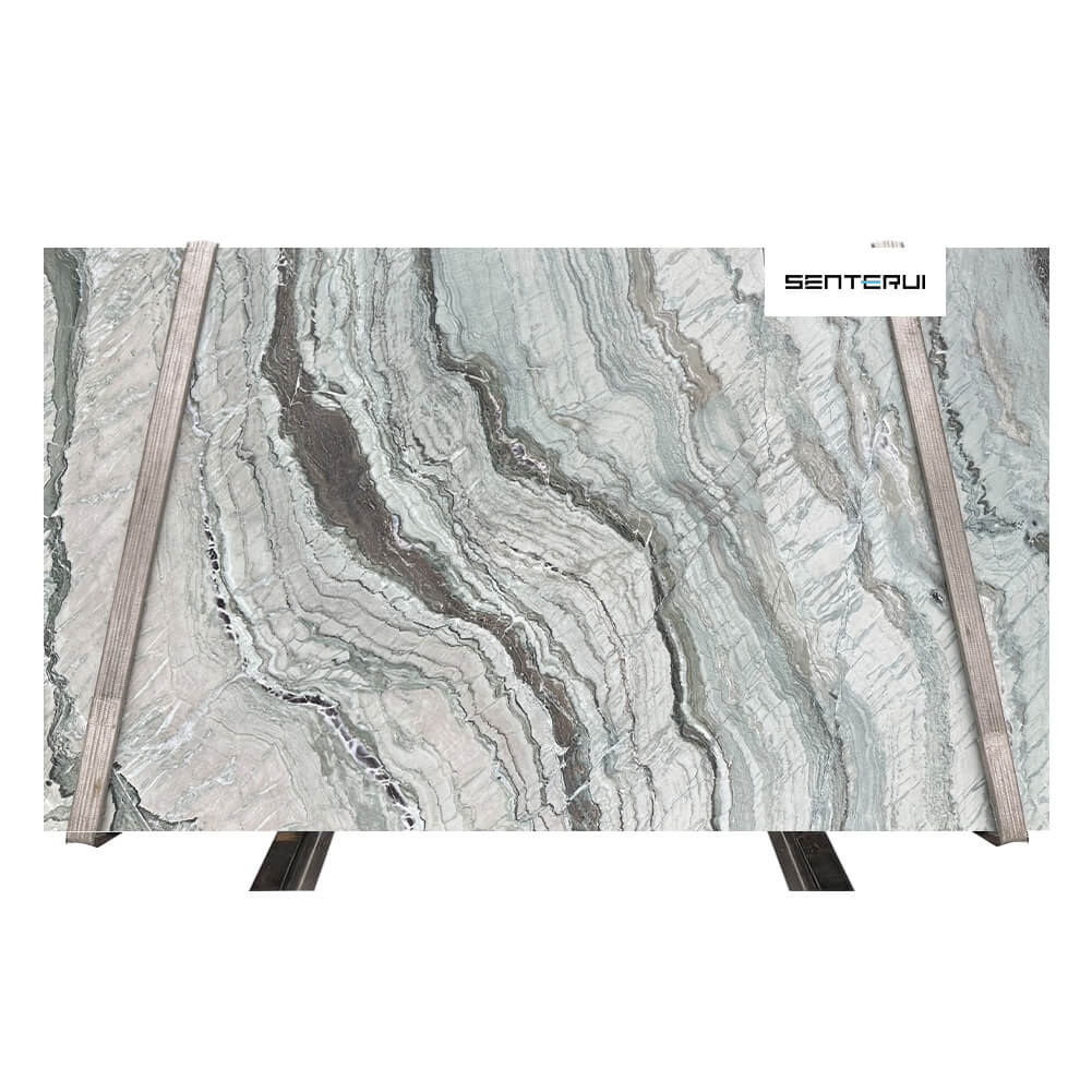 Botanic Verde Emerald Green Marble Polished Slab Wholesale