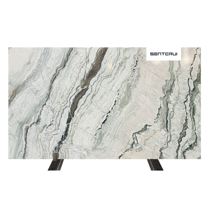 Botanic Verde Emerald Green Marble Polished Slab