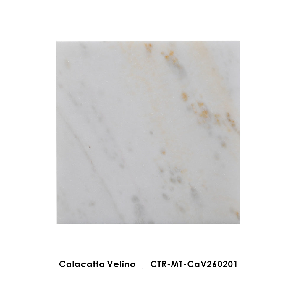 Calacatta Velino White 6”x6” Marble Tile