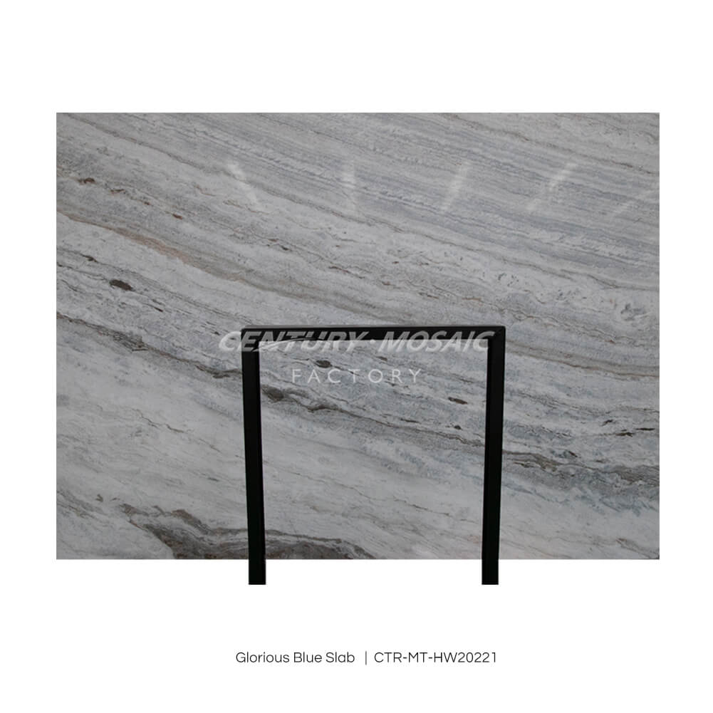 Kashmir White Granite Gray Polished Slab Wholesale