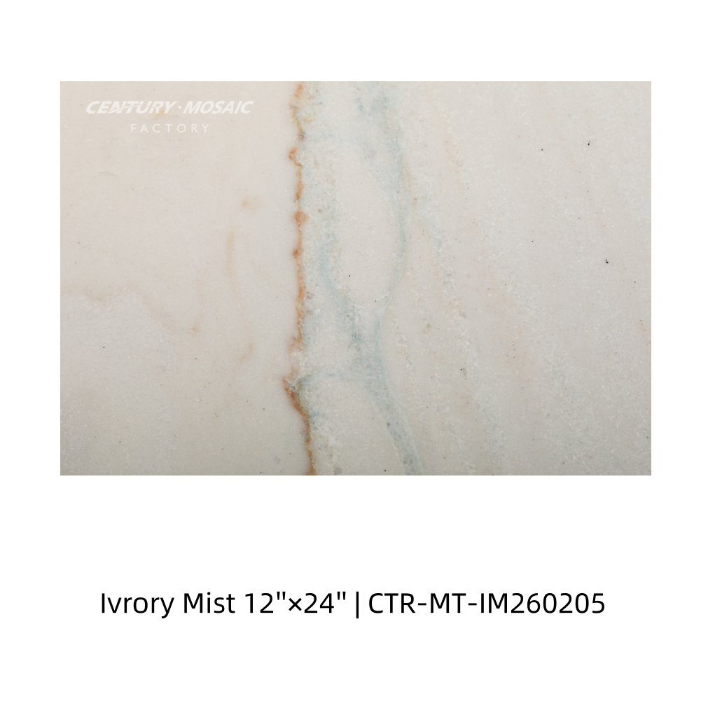 Ivory Mist Polished Marble Tile