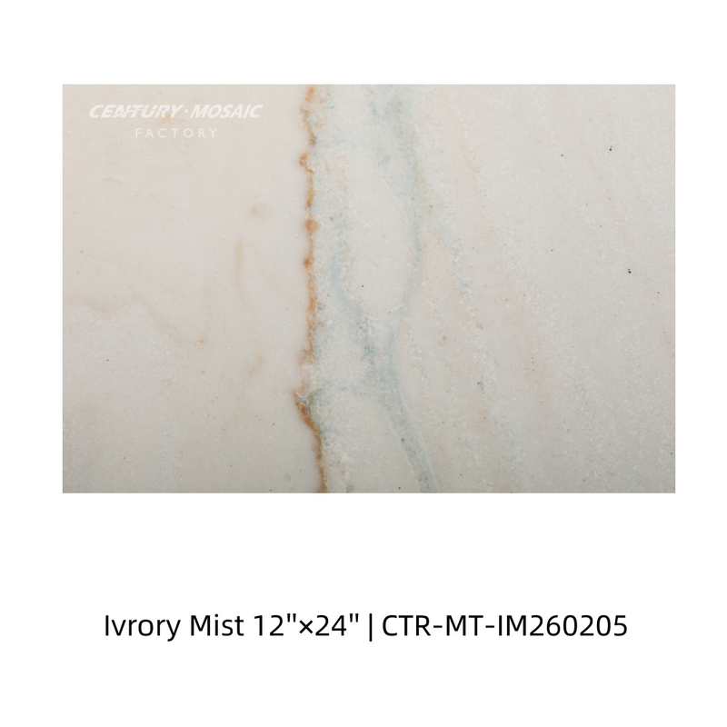 Ivory Mist Polished Marble Tile