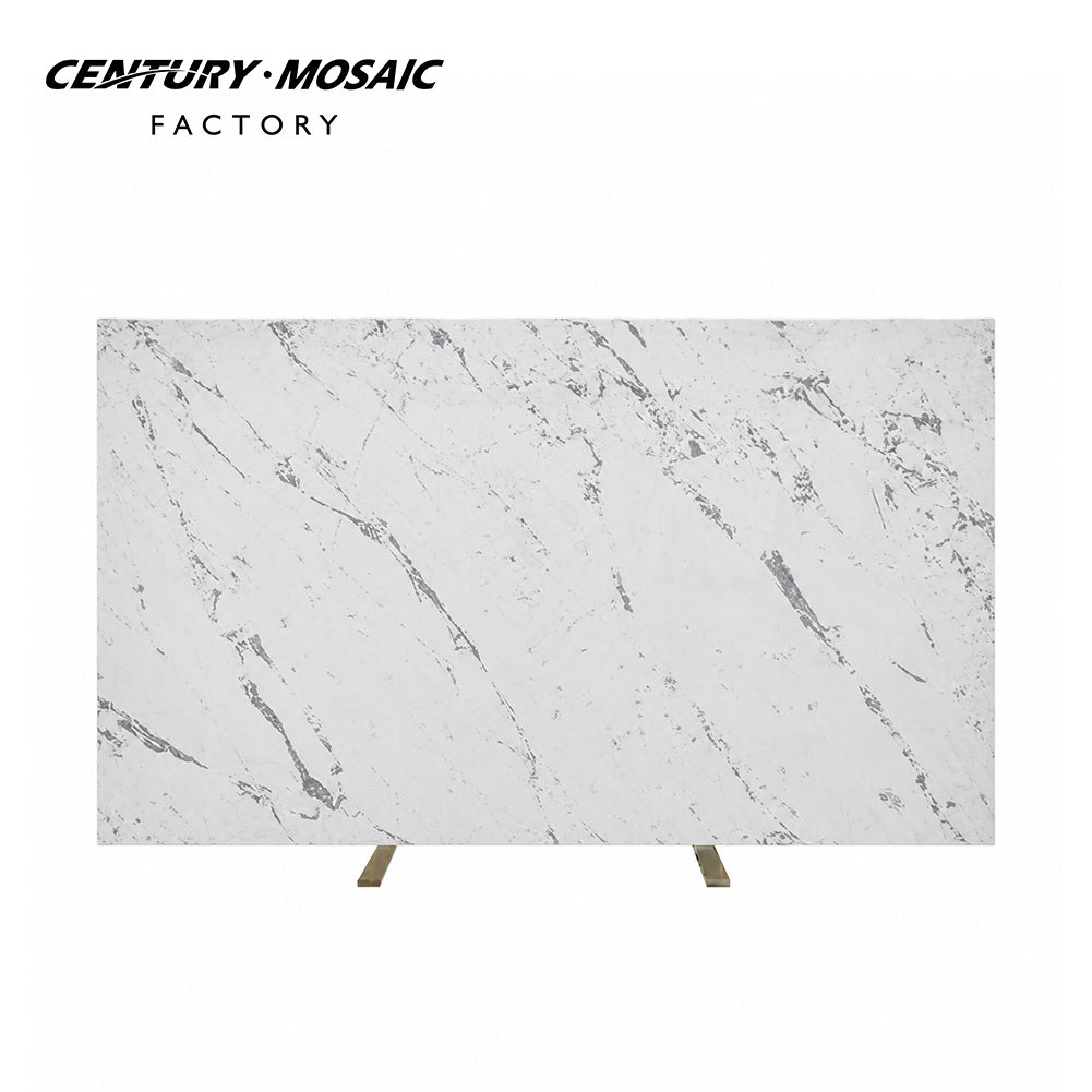 Leo Statuario Marble White Polished Slab