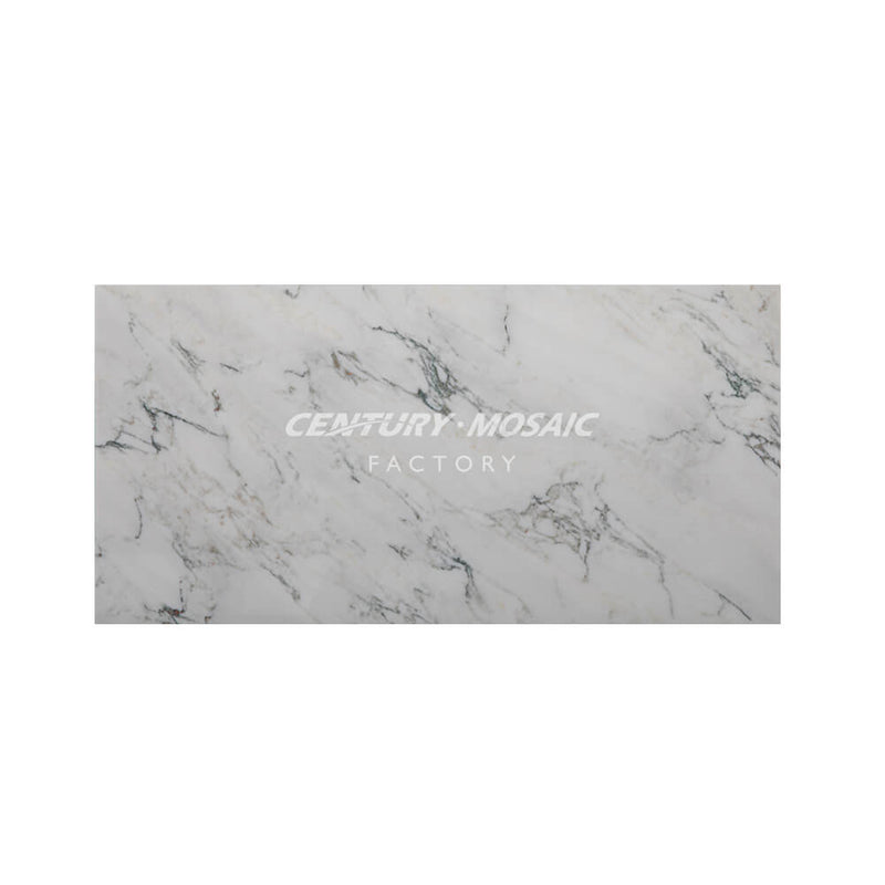 Olympian White Polished Marble Tile with Black Veins Bathroom Wall Floor Wholesale