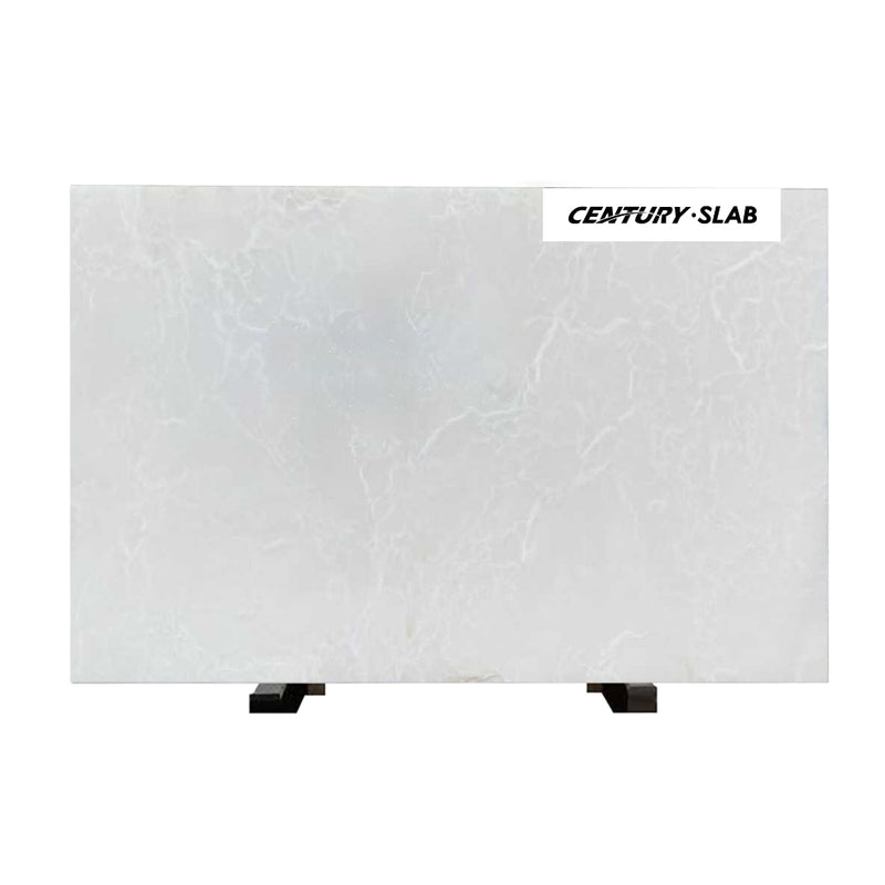 Pure White Onyx Marble Polished Slab Wholesale