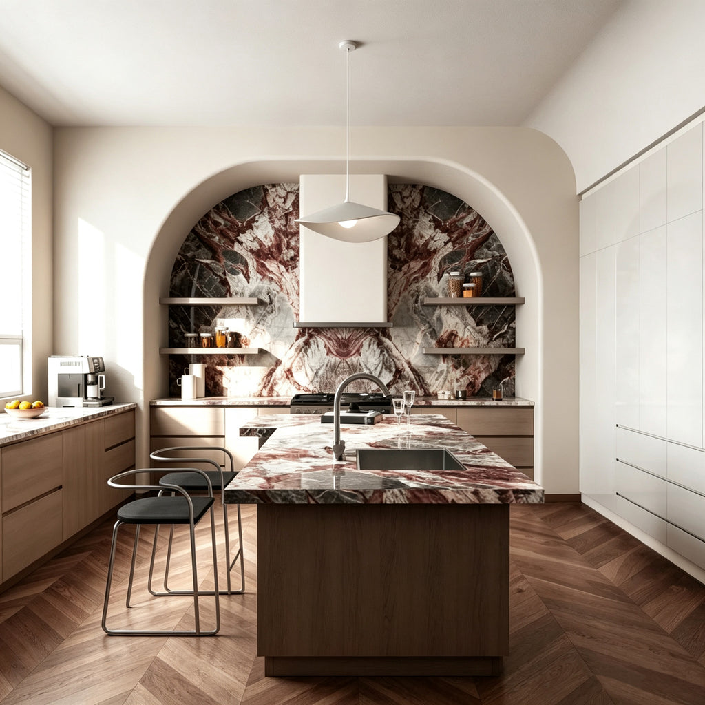 Rosso Domus Marble Polished Slab