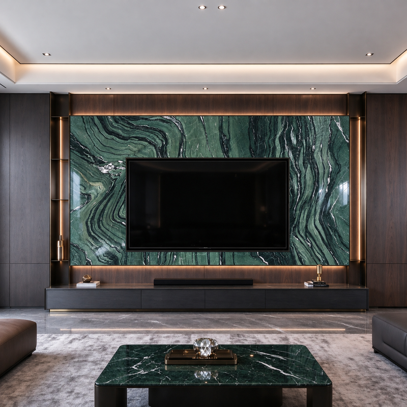 Versace Green Marble Polished Slab Wholesale