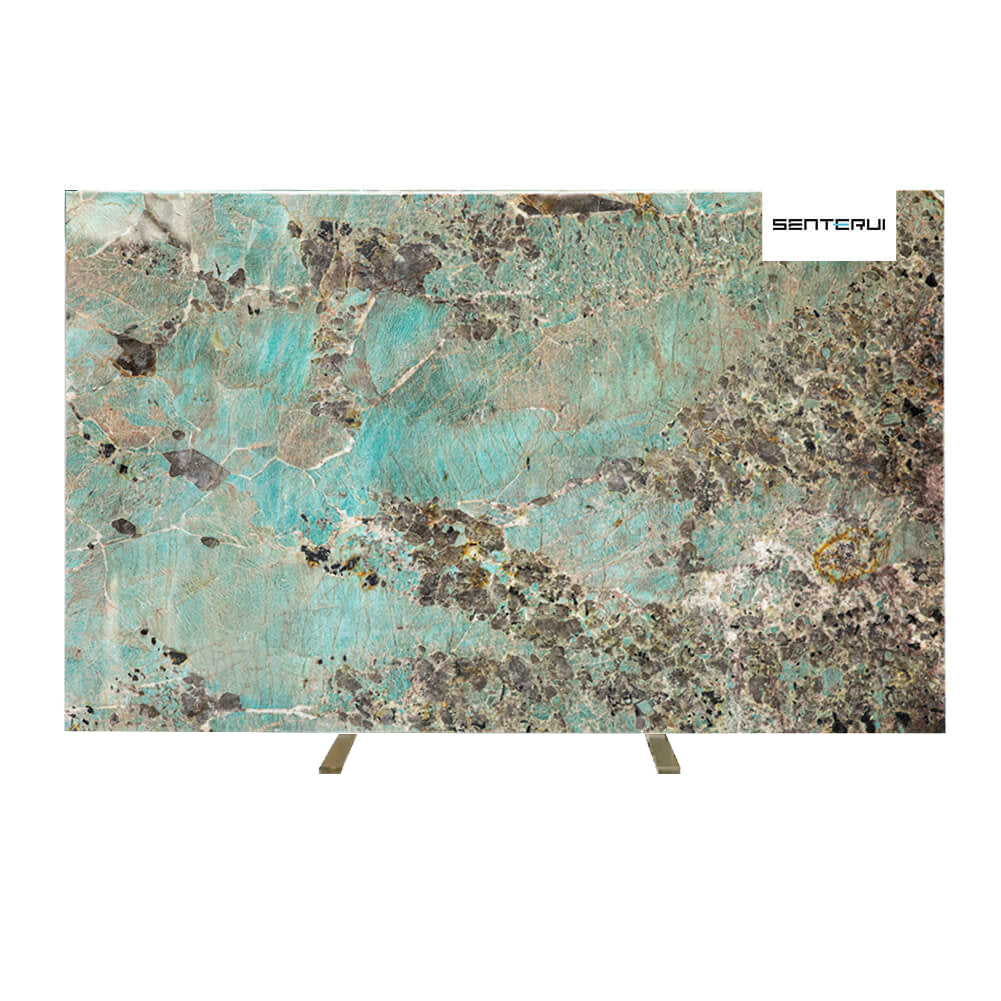 Amazon Green Quartz Polished Slab