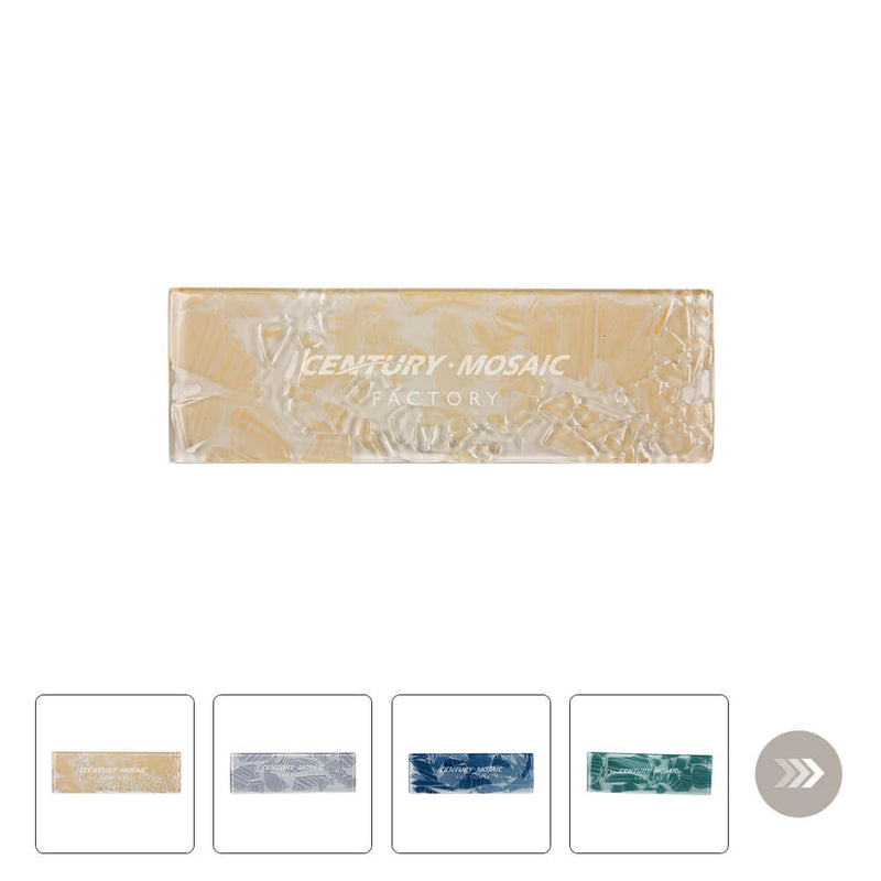 Glossy Cloisonne Glass Brick 293X93mm Wholesale Collection