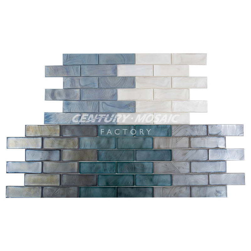Brick Hot Melt Artistic Glass Mosaic Wholesale Collection