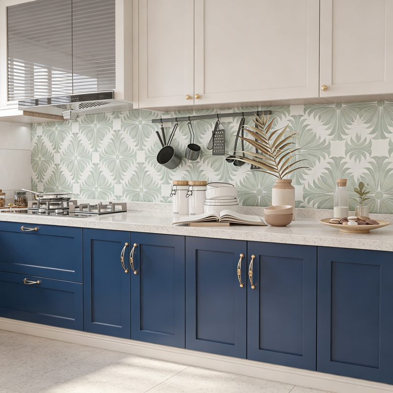 Forever Rush Waterjet Marble Polished Mosaic