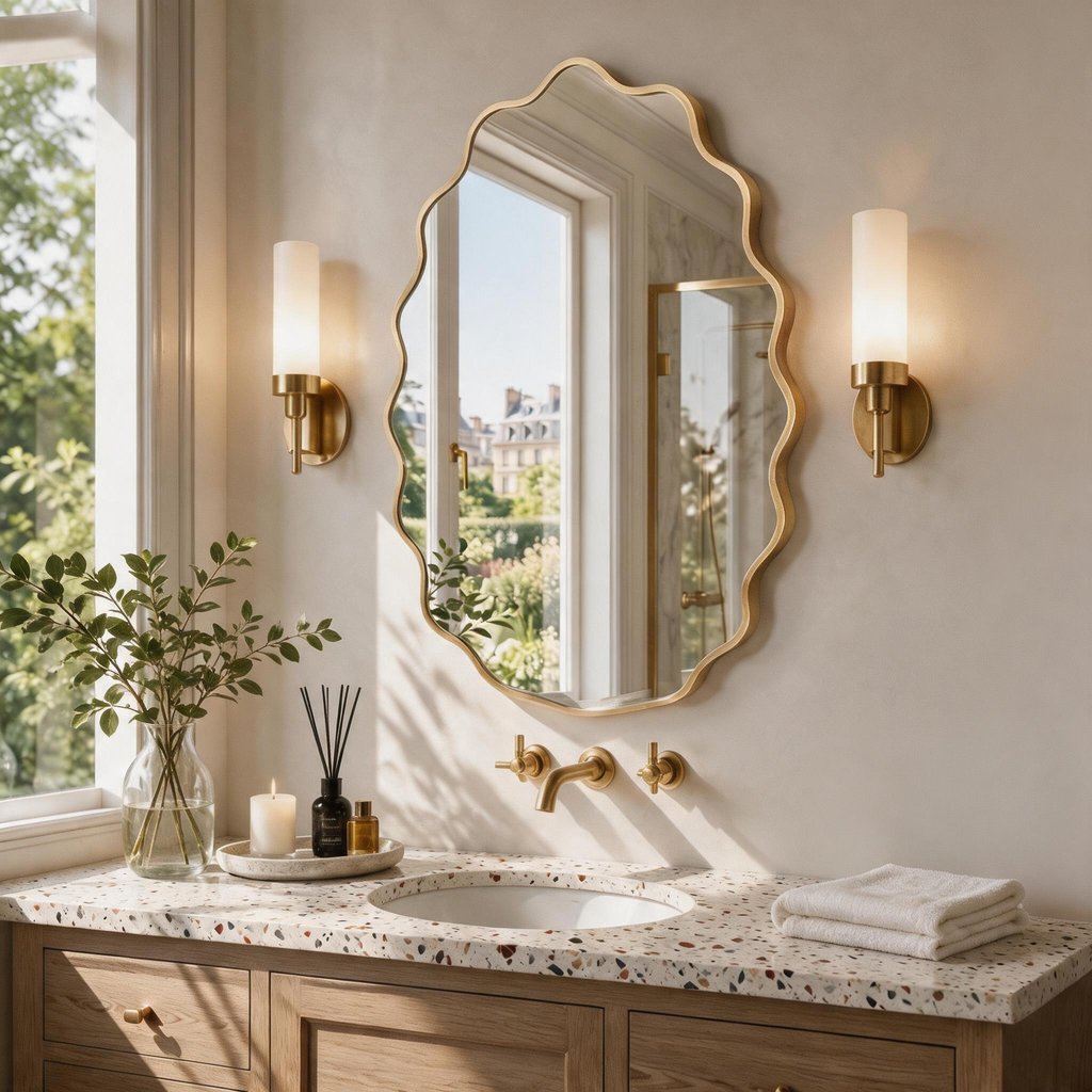 Terrazzo Beige Polished Countertop