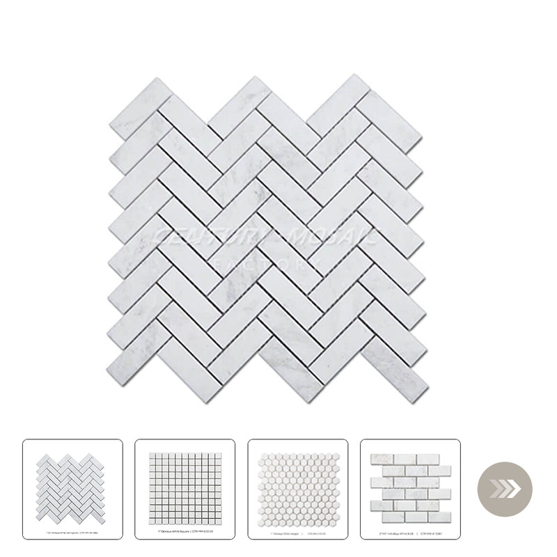 Glorious White Marble Mosaic Wholesale Collection